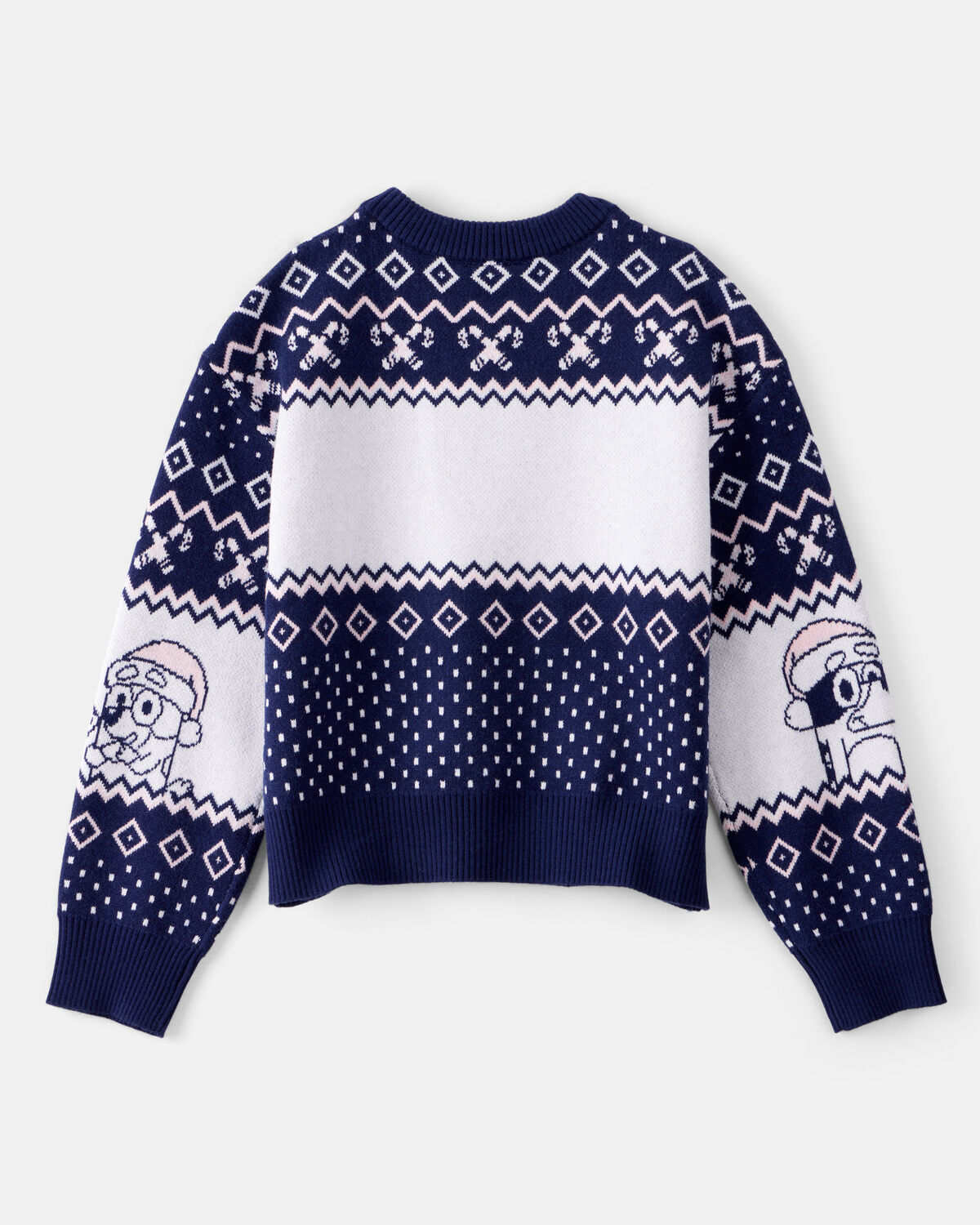 Girls Christmas Bluey™ Long-Sleeve Sweater - Blue - Image 2