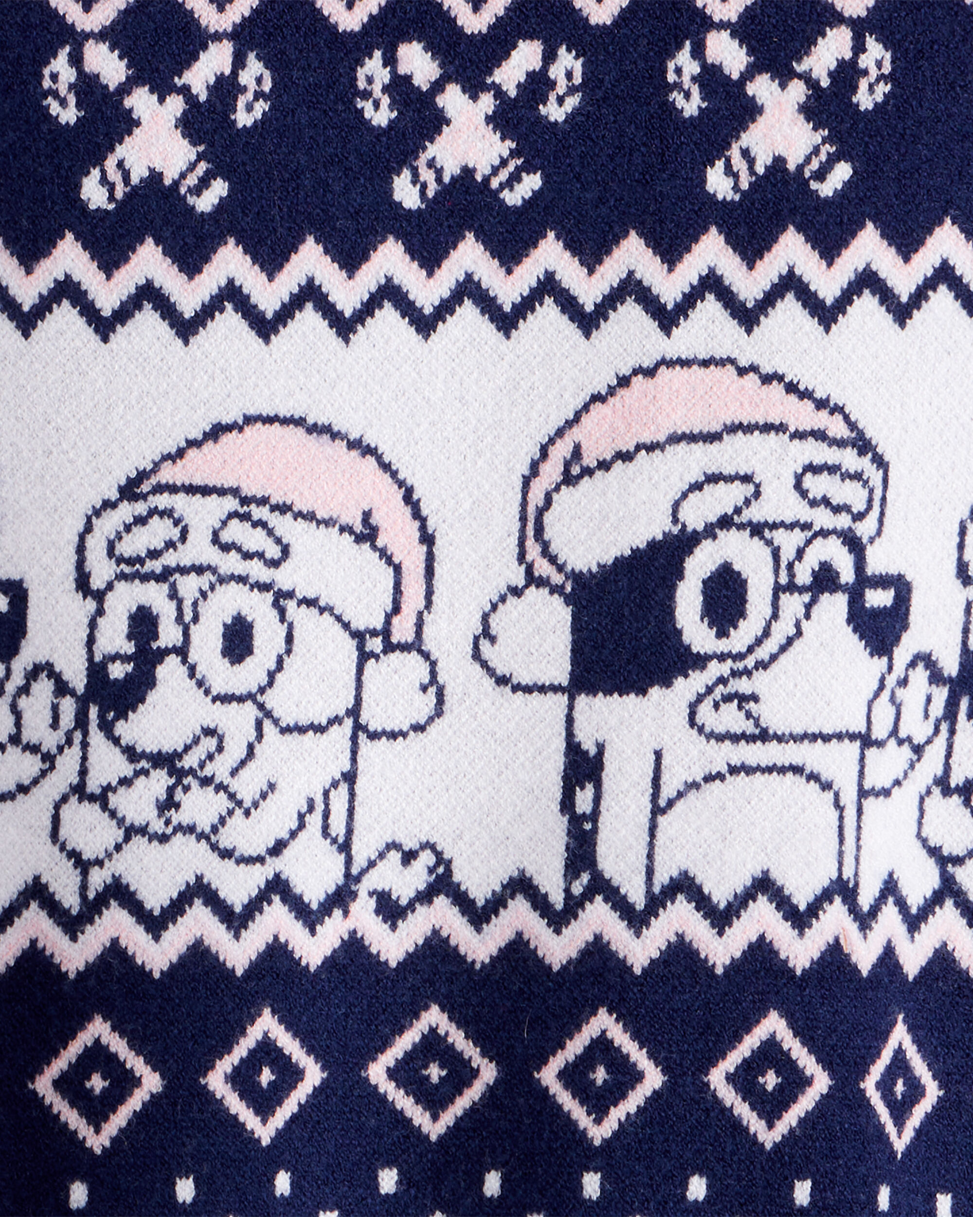 Girls Christmas Bluey™ Long-Sleeve Sweater - Blue - Image 4