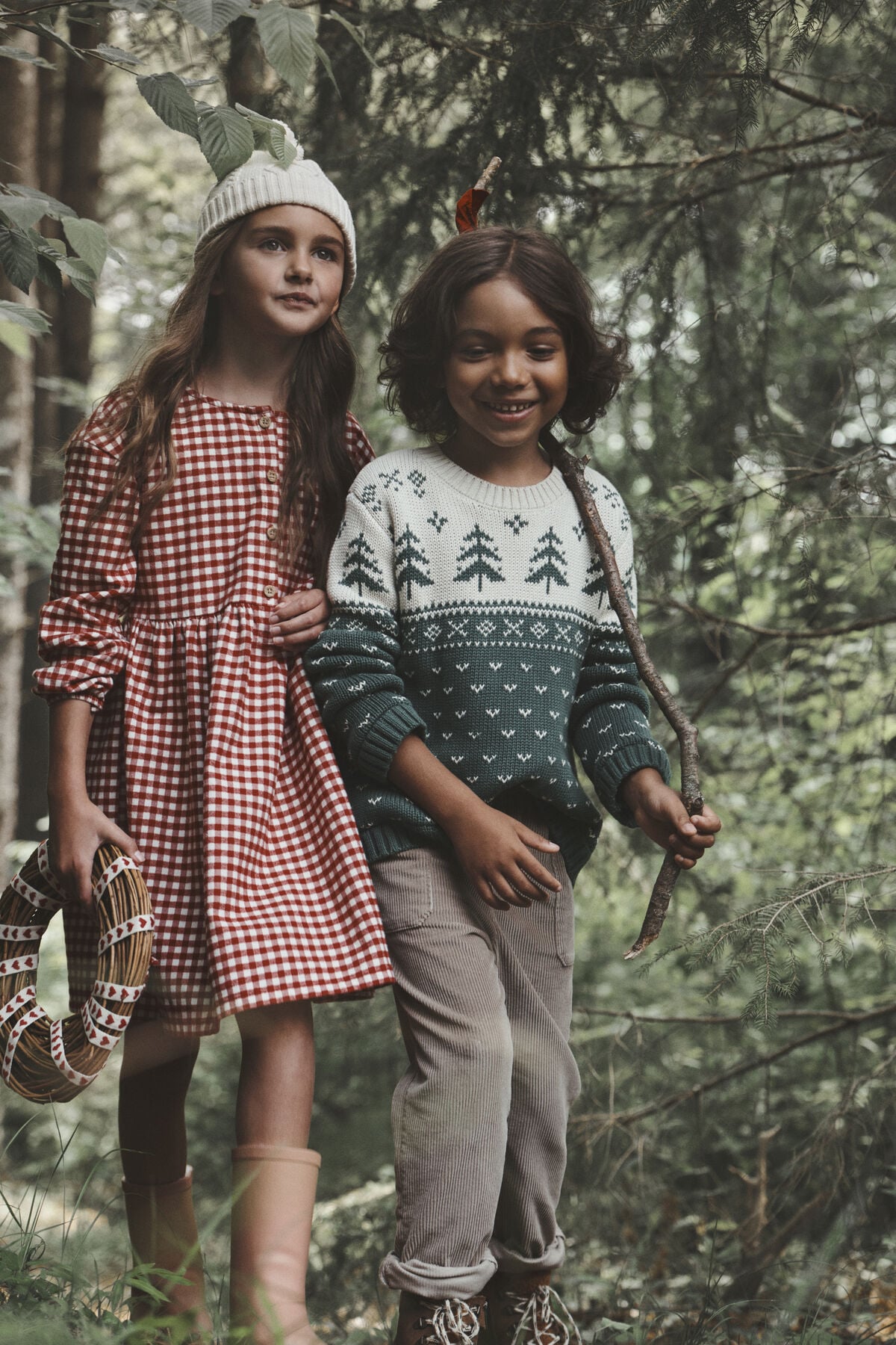 Toddler Organic Cotton Fair Isle Sweater Knit Pullover - Image 2