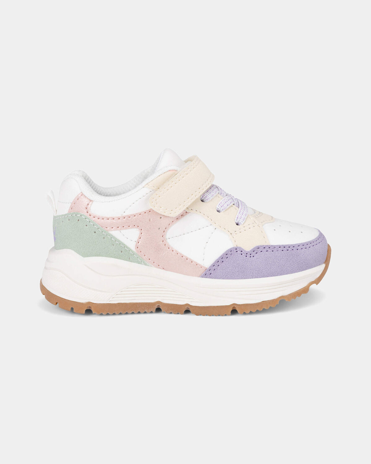 Toddler Girl Color Block Sneakers - White - Image 2