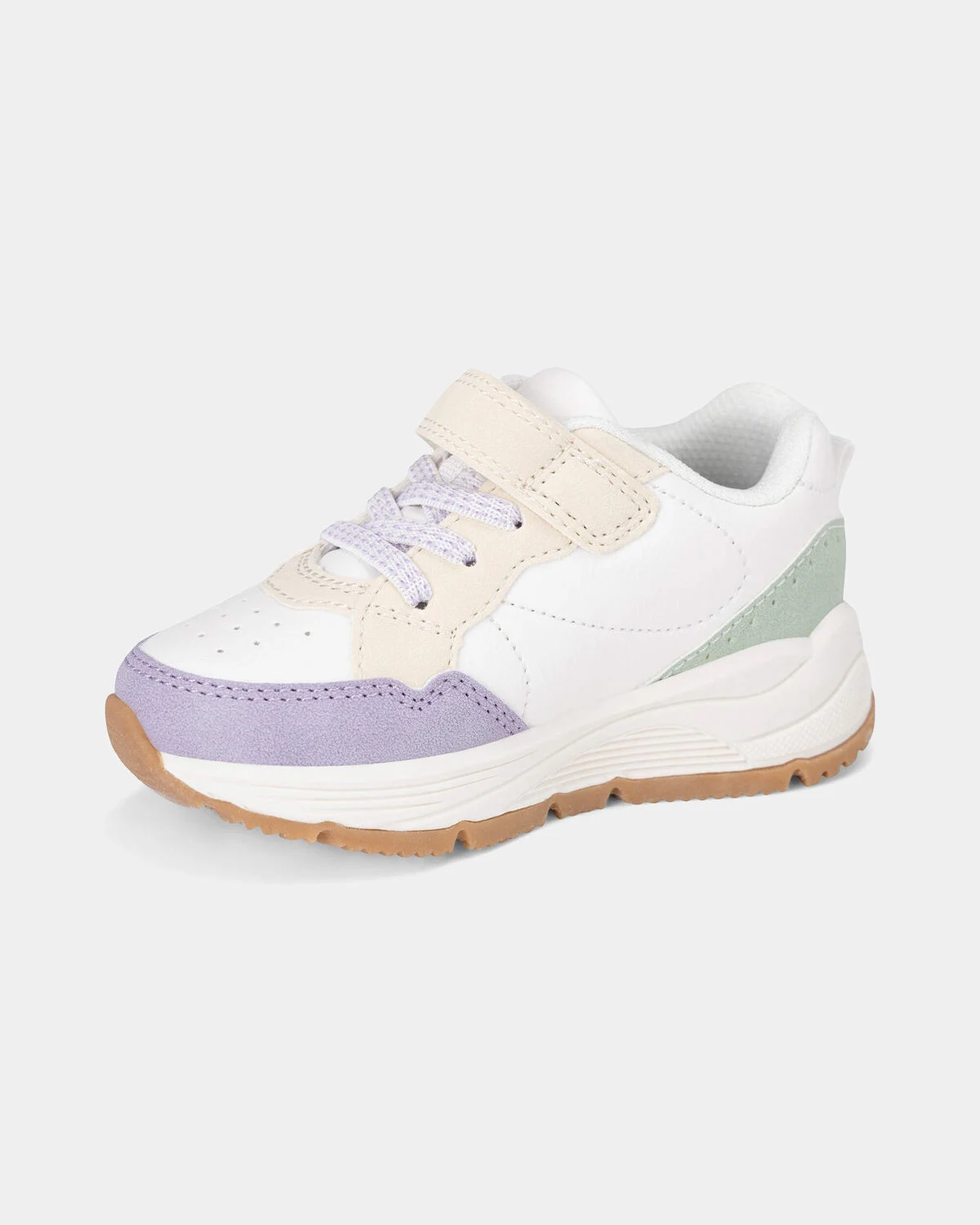 Toddler Girl Color Block Sneakers - White - Image 6