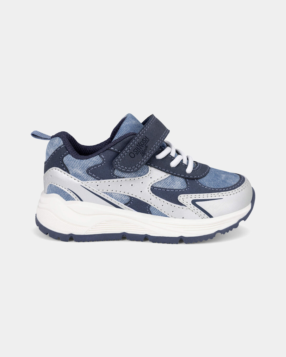 Toddler Boy Sneakers - Blue/Silver - Image 2