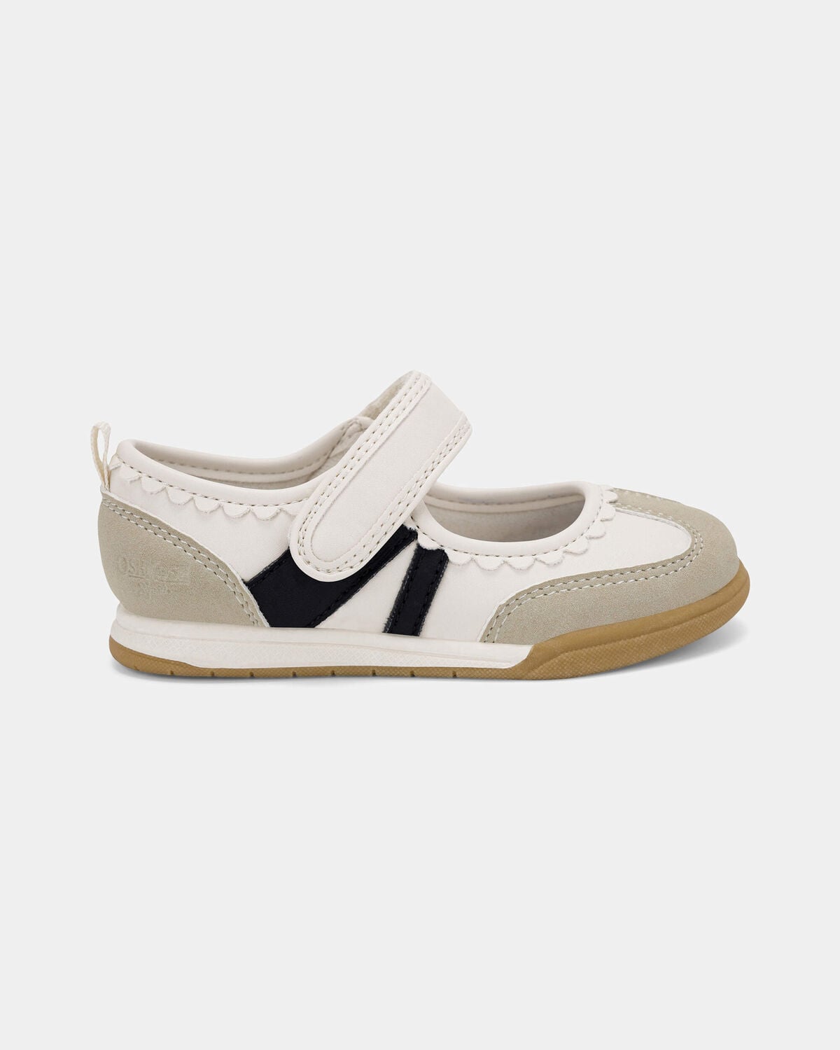 Toddler Girl Scalloped Flats - White - Image 2